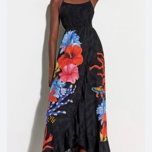 Desigual High Low Smocked Dress